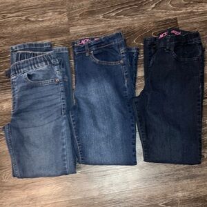 3 Pairs of girls jeans